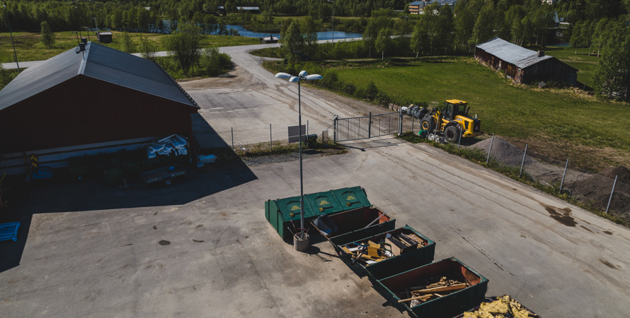 En översiktsbild över ÅVC Ammarnäs